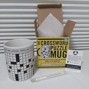 Crossword Puzzle Mug